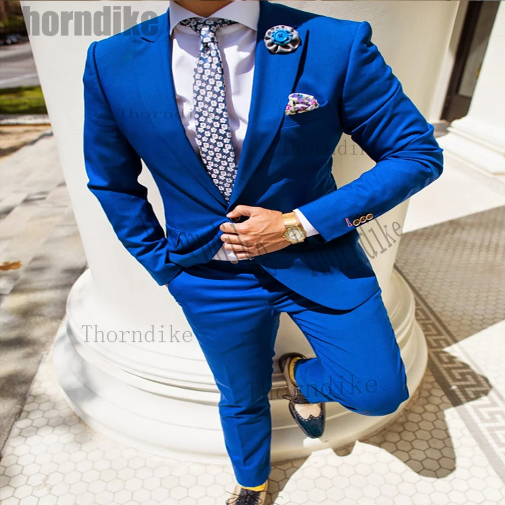 

Мужские костюмы для жениха Thorndike, смокинг темно-синего цвета, костюм для вечеринки жениха, мужской комплект из 2 предметов, пиджак и брюки, 2022