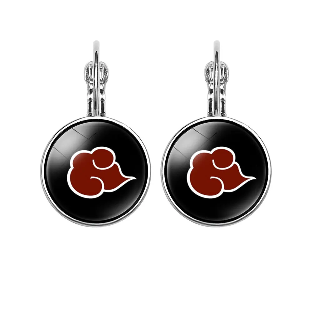 Аниме серьги Наруто Акацуки для женщин и девушек фигурки Висячие модные