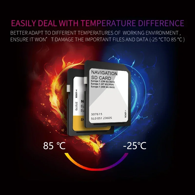 32 ГБ для Skoda Amundsen MIB2 Navi Gen2 SD-карта Европа 2025 Откройте себя медиа-навигацию