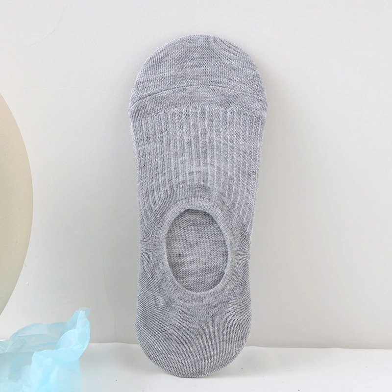 3Pair/lot Summer Thin Cotton Sock Slippers Fashion Silicone Anti-slip Invisible Boat Socks for Women Sweat Absorption Sport Sock