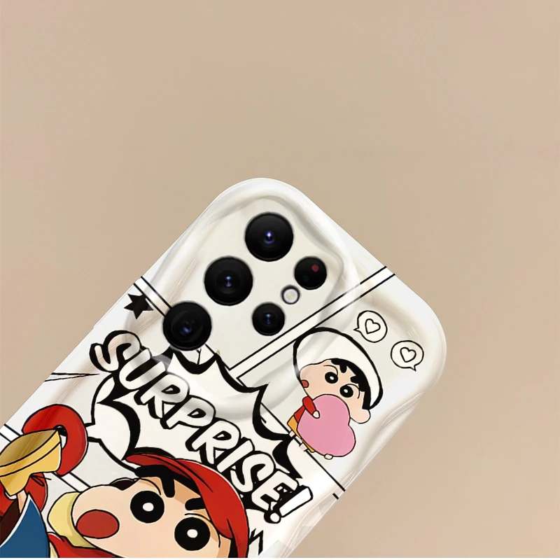 Новый мультяшный чехол C-Crayon Shin-chan для Samsung Galaxy A35 A34 A33 A32 A24 A23 A22 A13 A12 M55 M54 M35 M14 мягкий