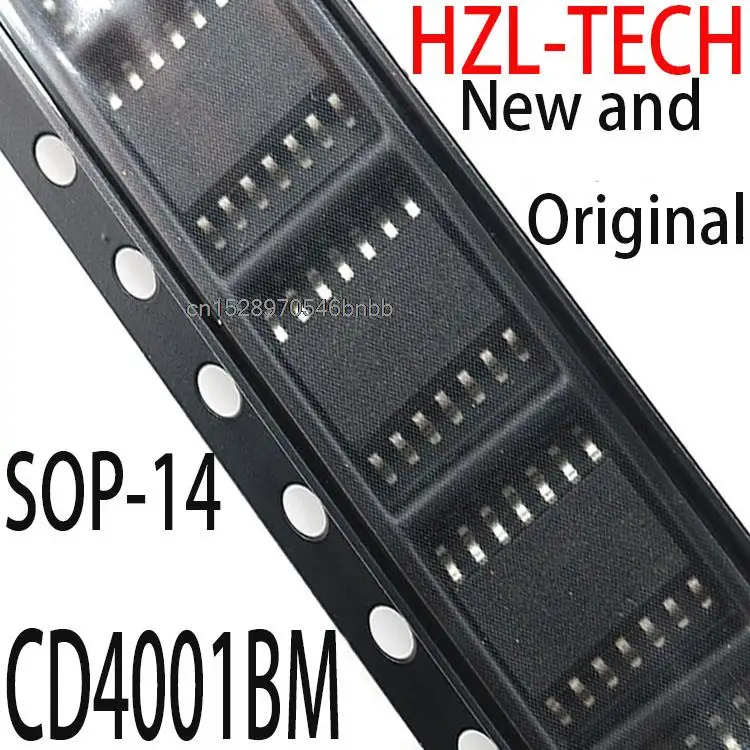 Новые и оригинальные SOP-14 CD4001BM96 SOP14 CD4001 SOP CD4001BM, 10 шт.