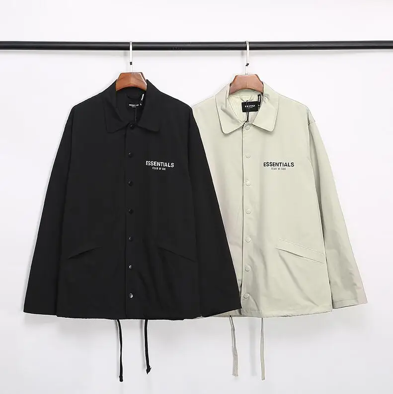 

Casual coat 3M reflective coach jacket trench coat for men and women jackets for men korean fashion