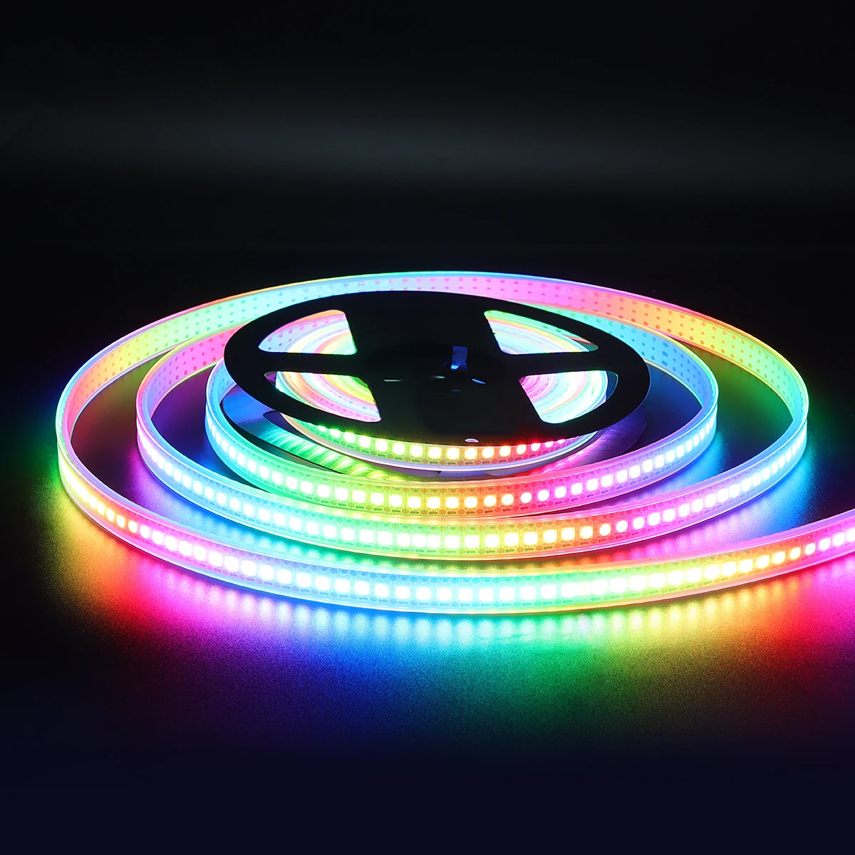

RGB Color Changing LED Strip Lights-- WS2812 1m 144LEDs for Skateboard