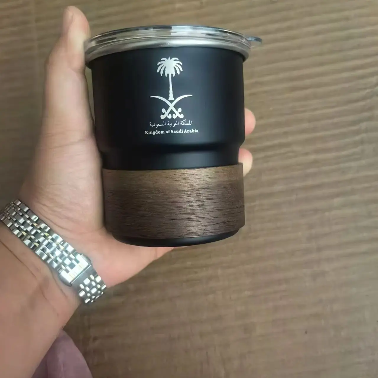 

Портативная кружка WESONT с флагом Саудовской Аравии из нержавеющей стали 300 мл