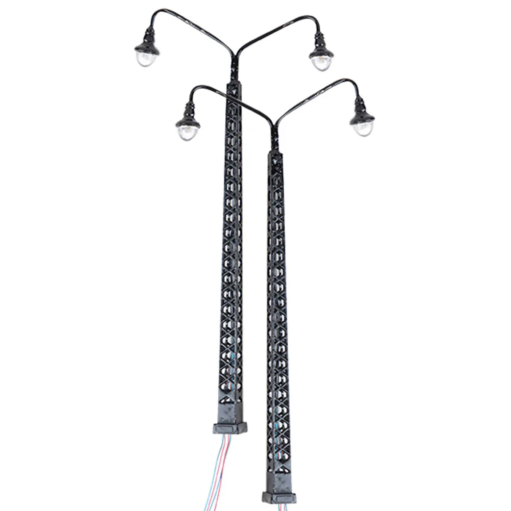 2 шт. модель садовый светильник мини-принадлежности для дома сигнал поезда