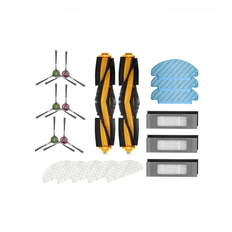

Hot HEPA Filter Main Side Brush Mopping Cloth Rags For Ecovacs DEEBOT T9 MAX T9 Robot Vacuum Cleaner Parts