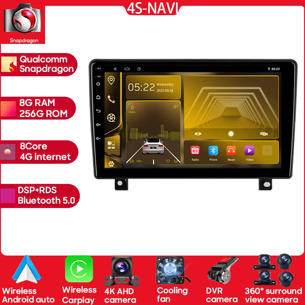 

Car Android For Opel Astra H 2006 - 2014 Stereo Head Unit Qualcomm Snapdragon Multimedia Player Rear Camera Carplay Wifi 5G DSP