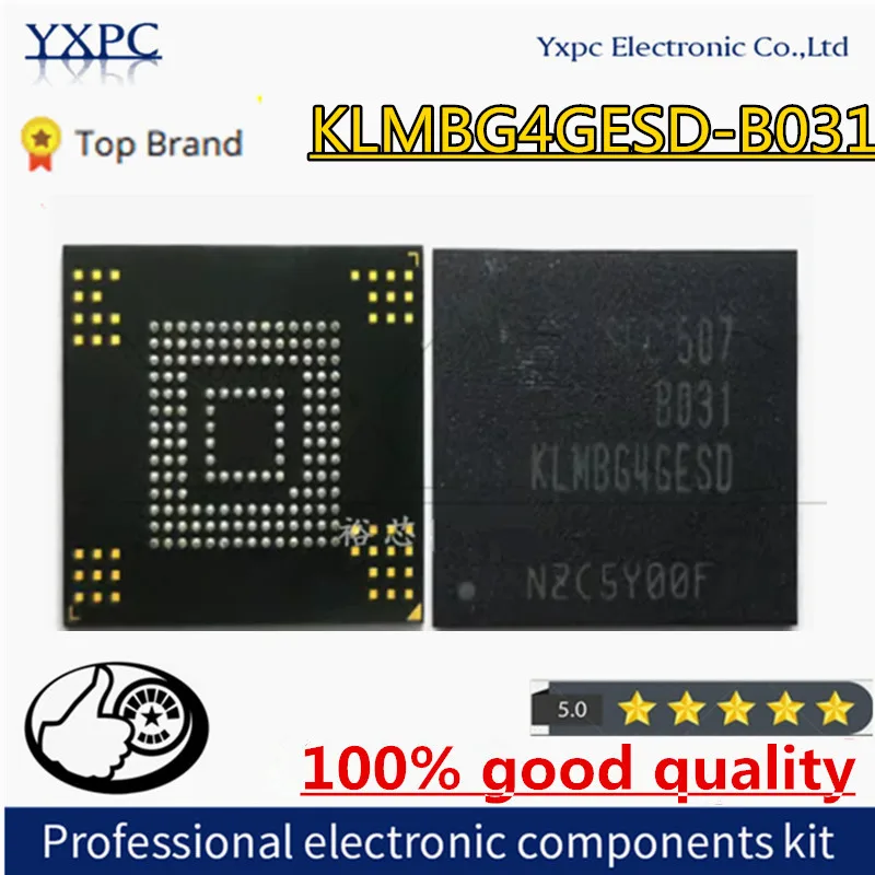 

KLMBG4GESD-B031 KLMBG4GESD B031 32G BGA153 EMMC 32GB Flash Memory IC Chipset with balls