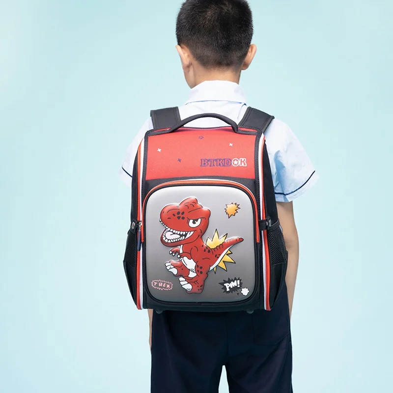 Cartoon PVC Children Dinosaur Backpacks New Girl Boy Students Oxford Waterproof Large Capacity Cute Schoolbags for Travel Hot
