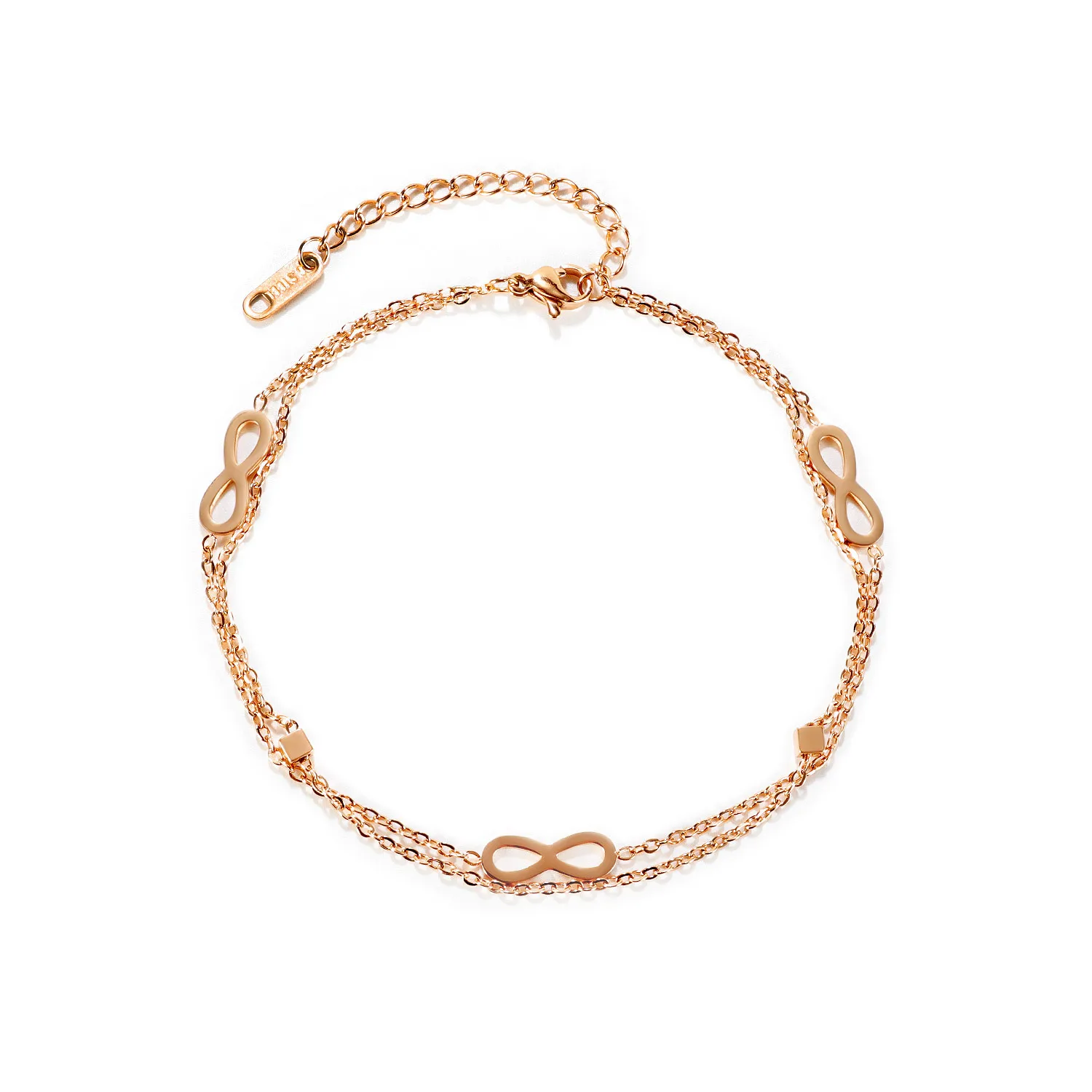 

Fashion Stainless Steel Anklet Simple Personality Versatile Lady Ornaments