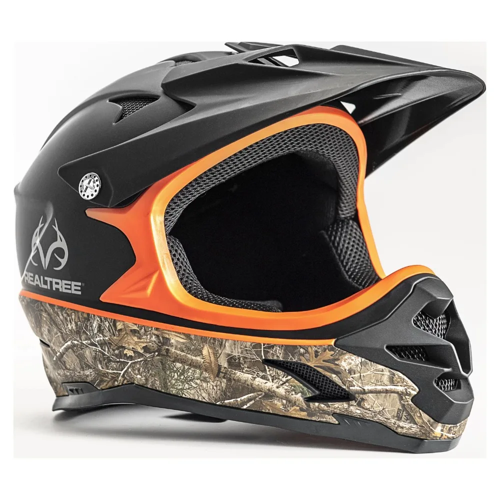 

Realtree Full Face Youth Helmet Ages 8 & Up Kickboxing Black & Camouflage Military Tactical Helmet Accessories Mma Airsfot Kask