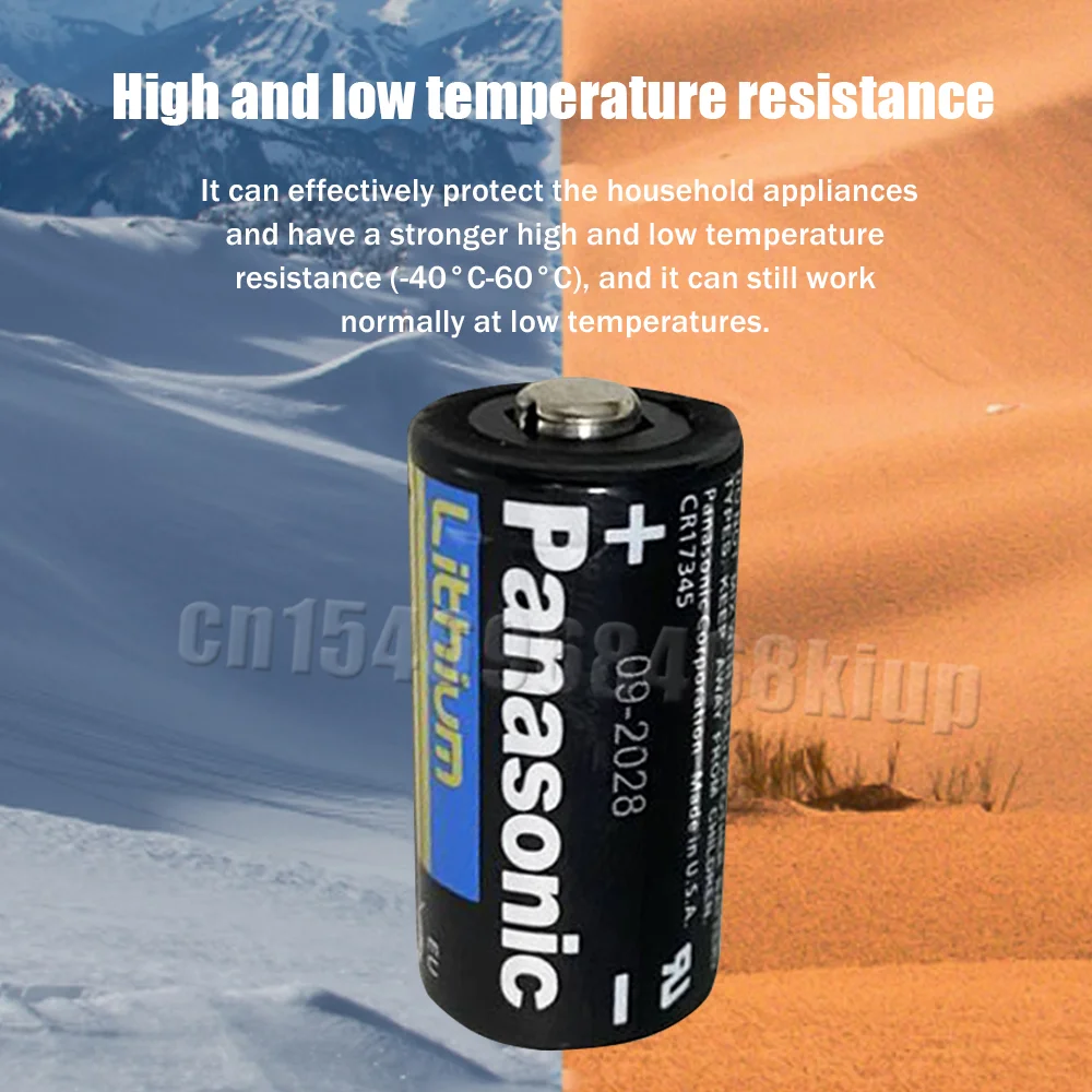 2 шт. оригинальный литиевый аккумулятор Panasonic CR123A CR123 123A A123 CR17345 16340 3 в для камеры