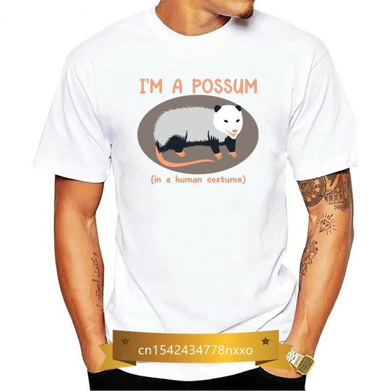 

Men'S Possum Costume Funny Opossum Halloween T-Shirt Size M-3Xl Basic Models Tee Shirt