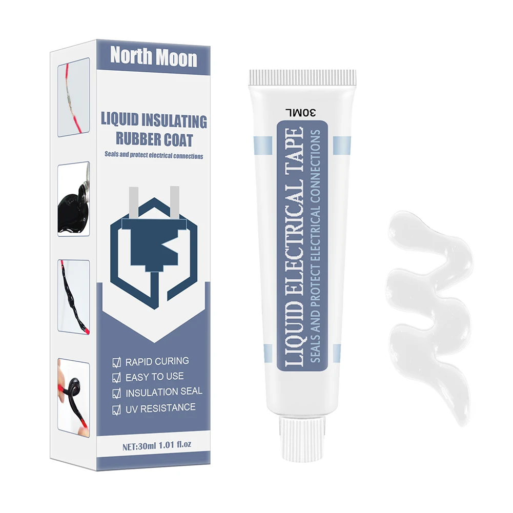 

Жидкий Герметик для кабеля, 30 мл, быстросохнущий клей, огнестойкий герметик, устойчивый к высоким температурам