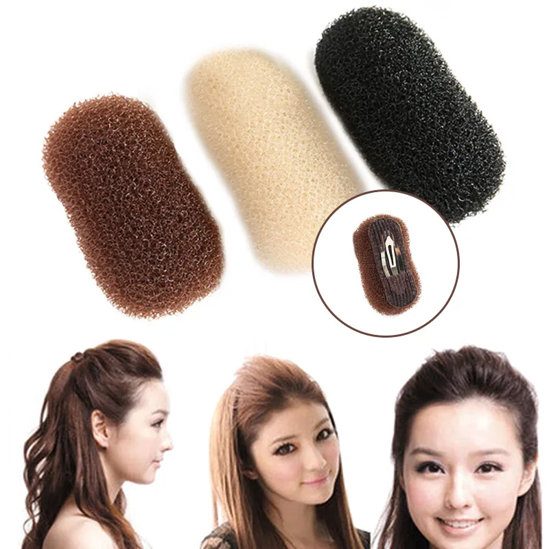 1/2pcs Hair Increase Pad Sponge BB Clip Hair Mat Hairpin for