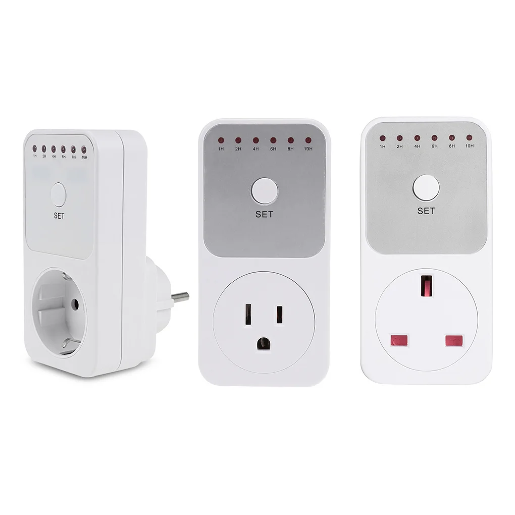 

Timer Power Socket 1-10 Hours Countdown Switch Household Shut Off Timer Power Outlet UK Plug