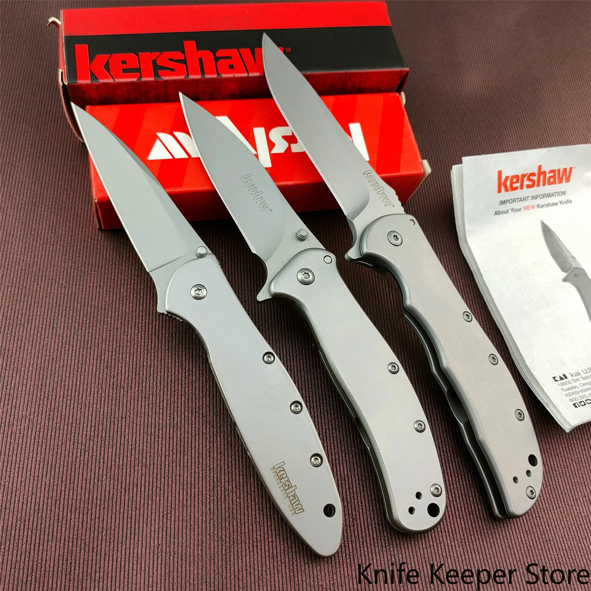 

3 Styles Kershaw 3655, Kershaw 1660, Kershaw 1730 Folding Knife Stainless Steel Pocket Knife Camping Hunting Knife EDC Tool
