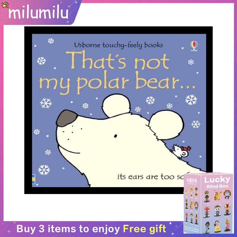 

Оригинальная английская книга MiluMilu Usborne That's Not My Polar Bear Touch Детская образовательная игрушка картина
