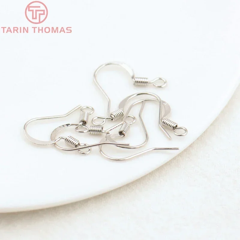 (2239) 20 шт. высота 16 мм 24-каратное золото латунный крючок для сережек аксессуары