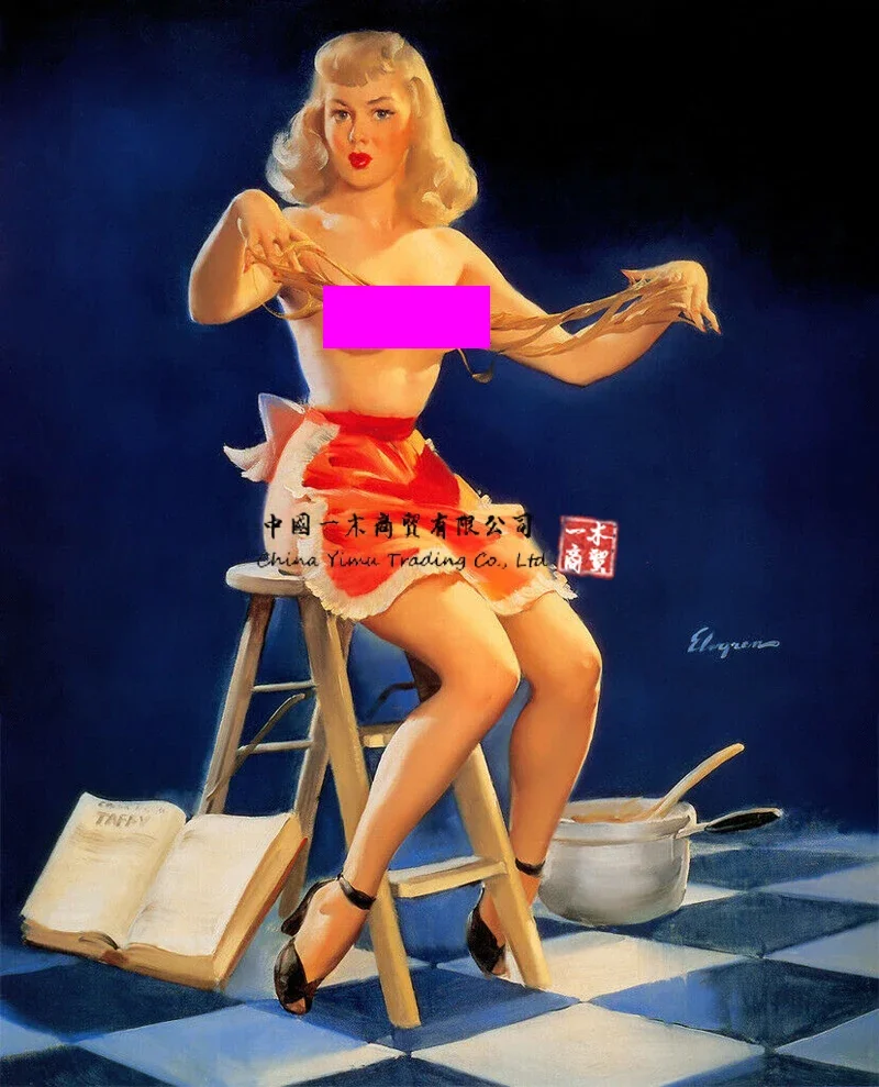 Pinup Girl Cee Bee чтобы удержать фасции плакат наклейки изображение искусство фильм