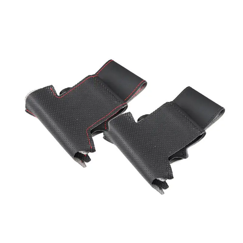 Перфорированный кожаный чехол на руль автомобиля из микрофибры защитная