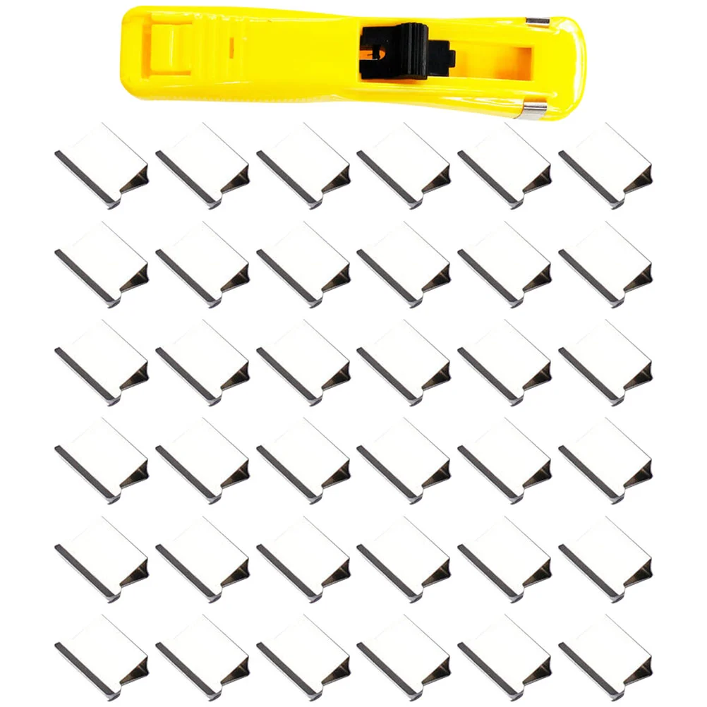 

Paper Clips Stapler Clip Clam Metal Dispenser Refill Fast Clipper Refills Clamp Mini Office Replacement Document Schoolpush Page