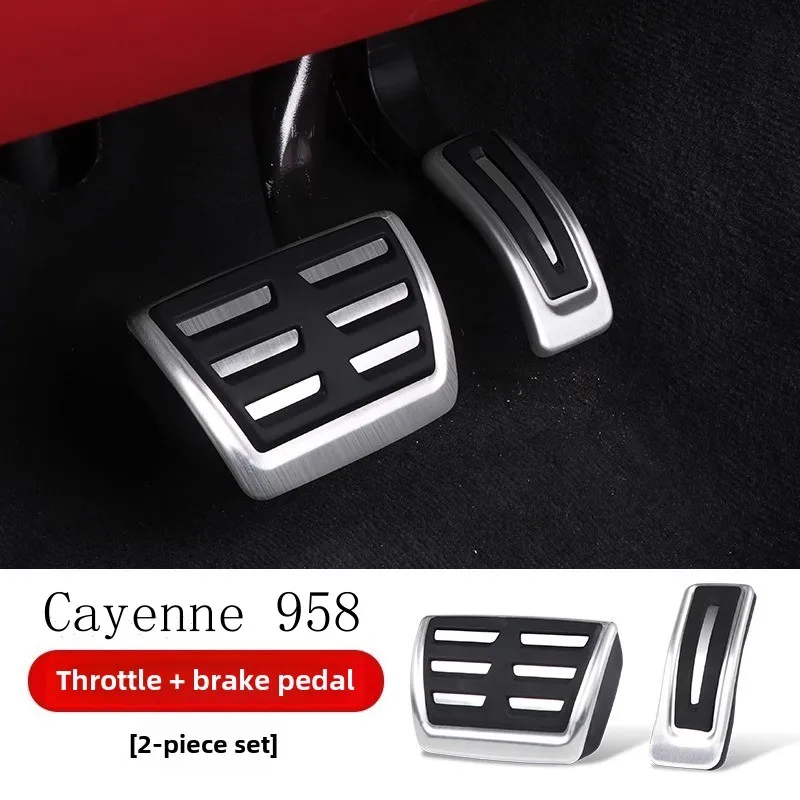 

Накладки На Педали Из Нержавеющей Стали Для Porsche Cayenne 2011-2024: Накладки На Педали Акселератора И Тормоза