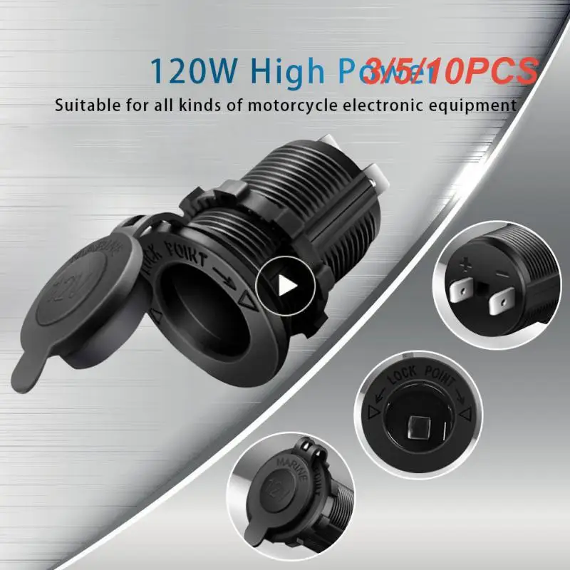 

3/5/10PCS Modified Cigarette Lighter Female Socket Durable High-power Cigarette Lighter Female Socket Waterproof Universal