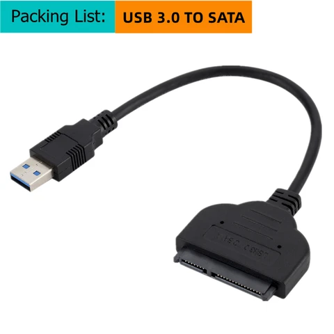 USB 3,0 2,0 SATA 3 кабель Sata до 6 Гбит/с к USB 3,0 адаптер Поддержка 2,5 дюйма внешний HDD SSD жесткий диск 22 Pin Sata III кабель