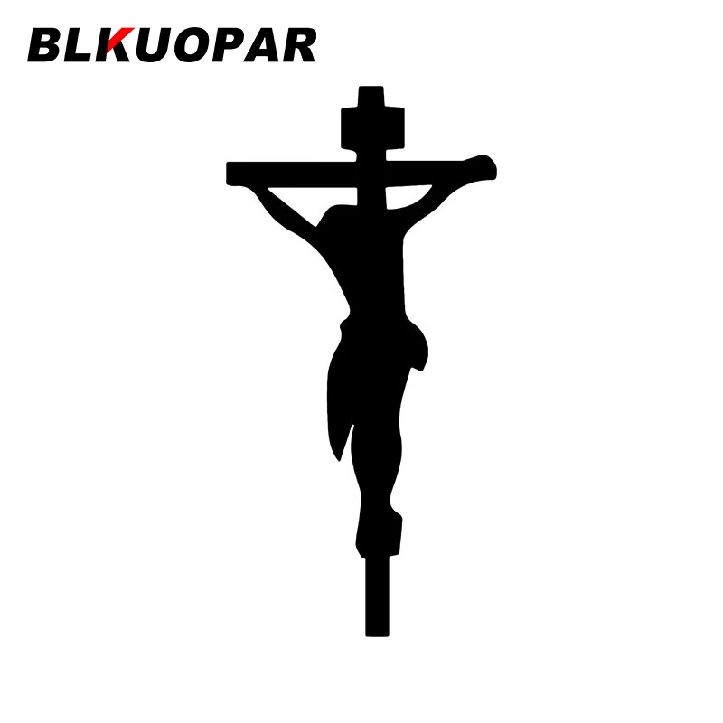 

BLKUOPAR Jesus Christ Cross Car Sticker Waterproof Personalized Funny Scratch-proof Decal Original Refrigerator Car Accessories