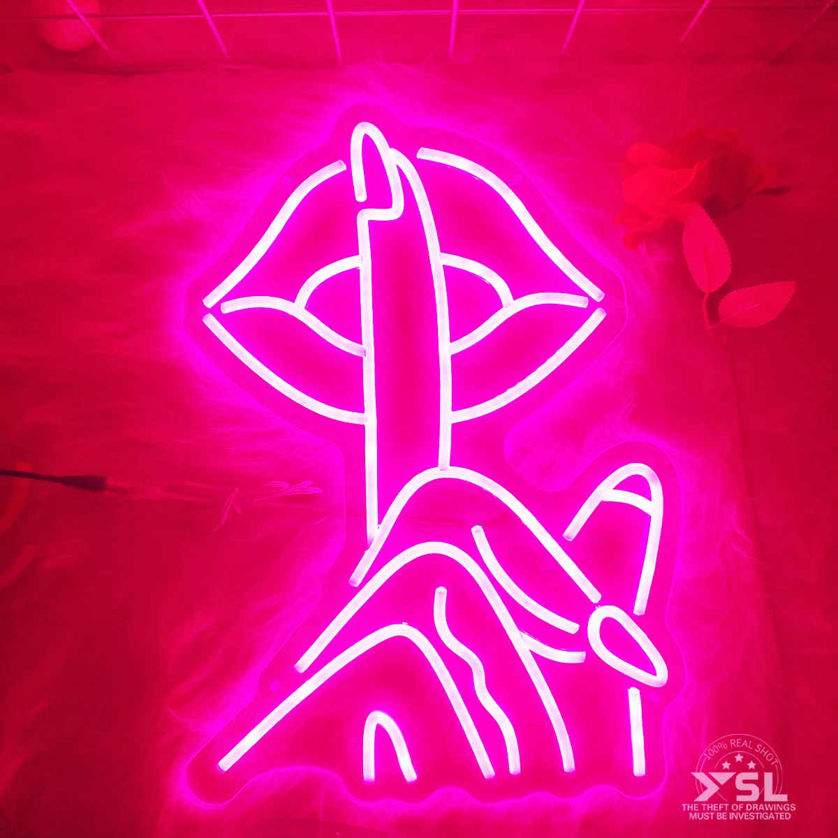 Сексуальный Блеск для губ неоновая вывеска бара ресторана KTV