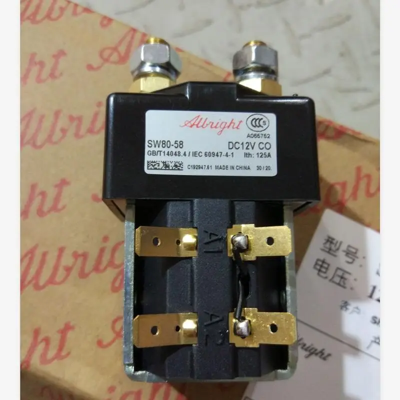 Подлинный Олбрайт SW80 12 В Φ контактор постоянного тока для электронного вилочного