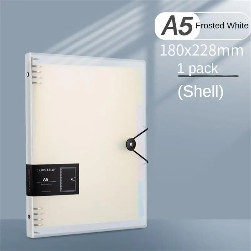 

Loose Leaf Diary Transparent A4a5 Postgraduate Entrance Examination Grid Tearable Notebook Thick Case Binder Thickened Binder Pp