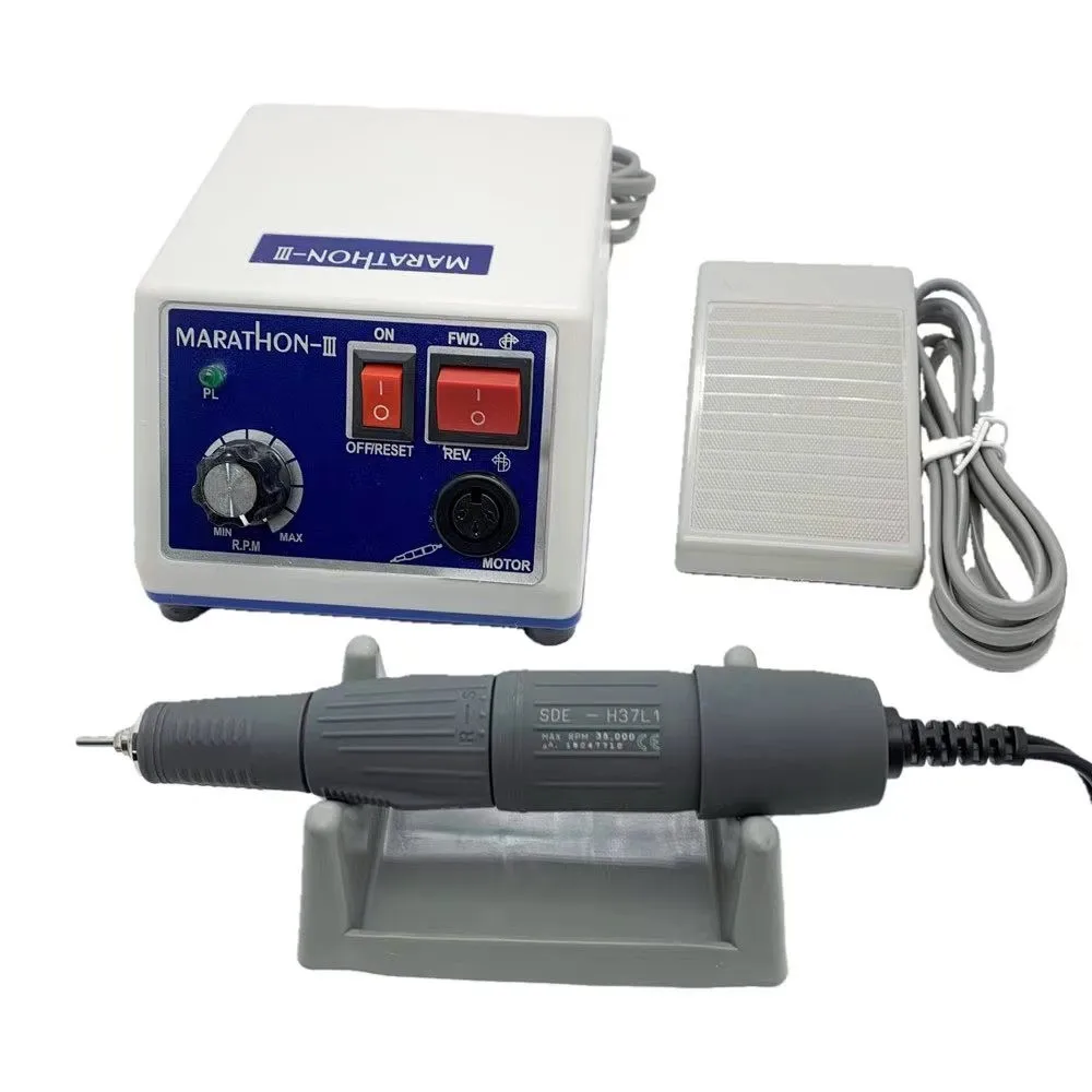 

MARATHON N3 Control Box 35000RPM H37L1Handpiece Nail Drills Manicure Machine Electric Equipment Pedicure Electric File Bits Kit
