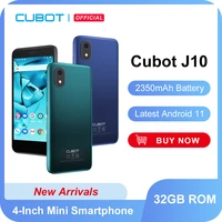 Cubot J10 Smartphone 4-Inch Mini Phone 2350mAh 32GB ROM 5MP Rear Camera Google Android Dual SIM Card Telephone Face
