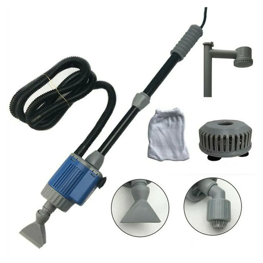 

28W Electric Aquarium Fish Tank Water Change Pump Aquarium Cleaning Tool Water Changer Gravel Cleaner Siphon Filter Pump