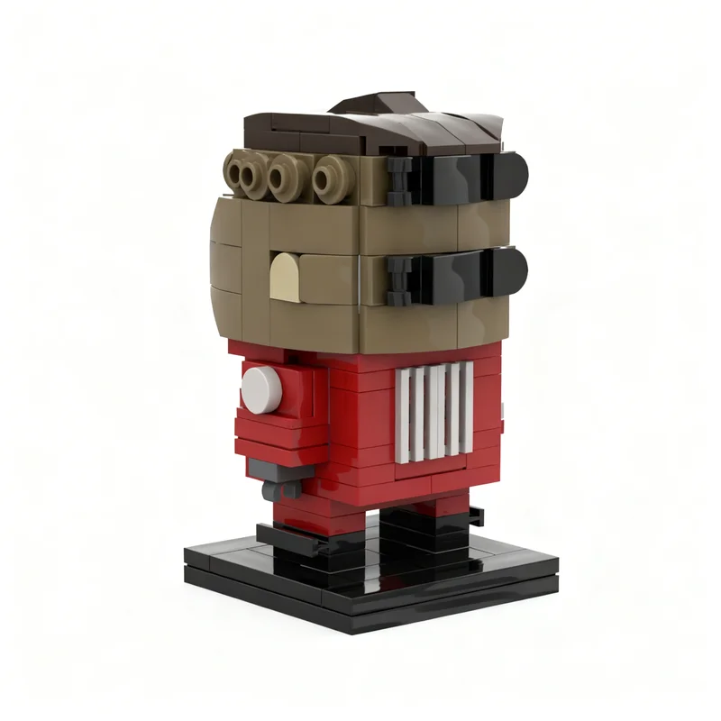 Набор строительных блоков MOC Brickheadz Slipknot Corey Taylor, 188 деталей, модель архитектурного конструктора, креативный подарок на фестиваль, развивающая игрушка (art.: 3920db78902bc) - 3920db78902bc