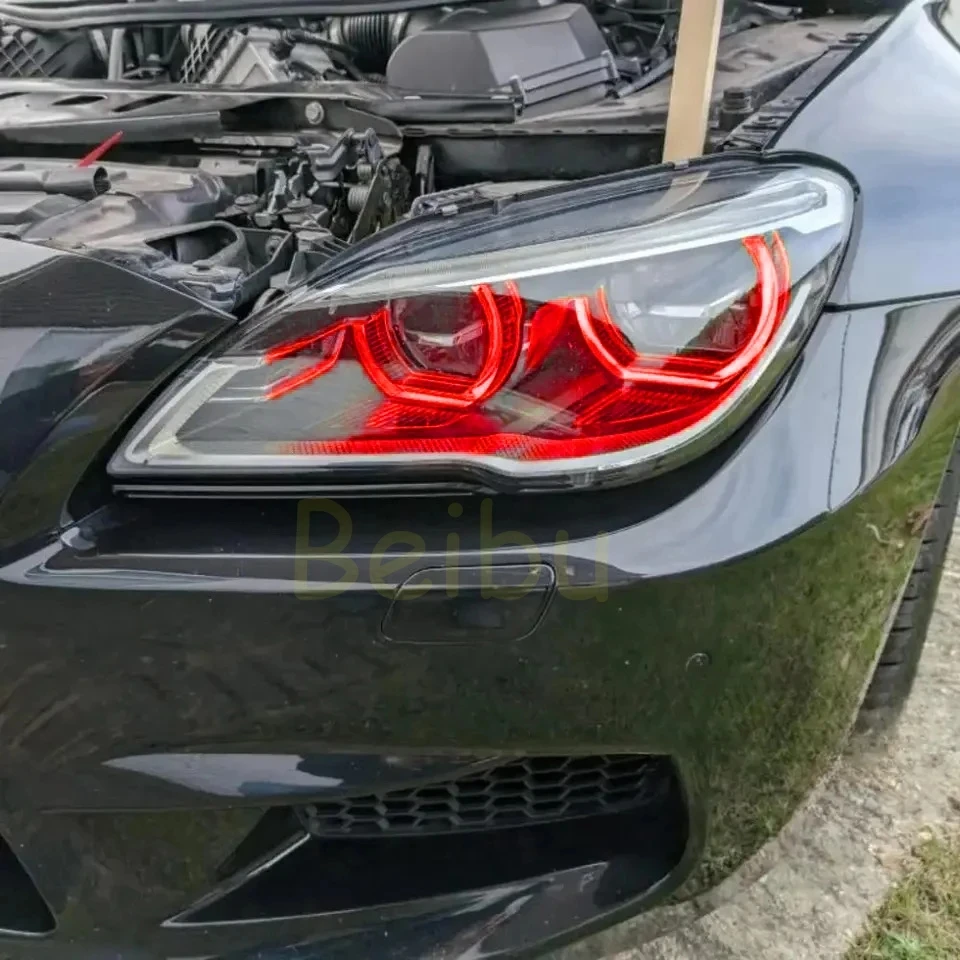 Разноцветные ангельские глазки CSL DRL Для 2016-2019 BMW F06 F12 F13 LCI приспосабливающаяся фонарь дневного света желтый синий красный 7394901 7394902 (art.: 3920c8ec2e797) - 3920c8ec2e797