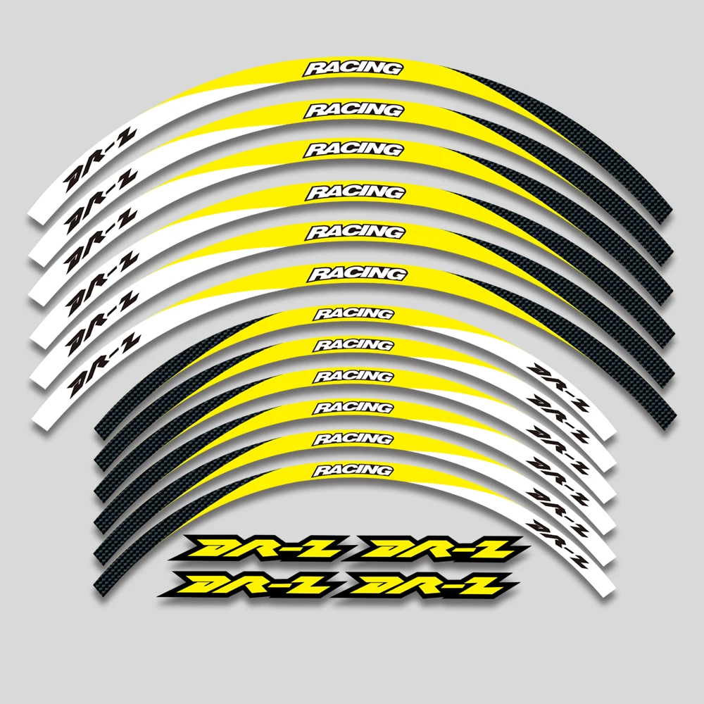 

Motorcycle RIM "17 Wheel Decals Stickers Set Rim Stripes Laminated For Suzuki DRZ 400SE 400 SE DR-Z 400SE 2021-2005 2020 2019