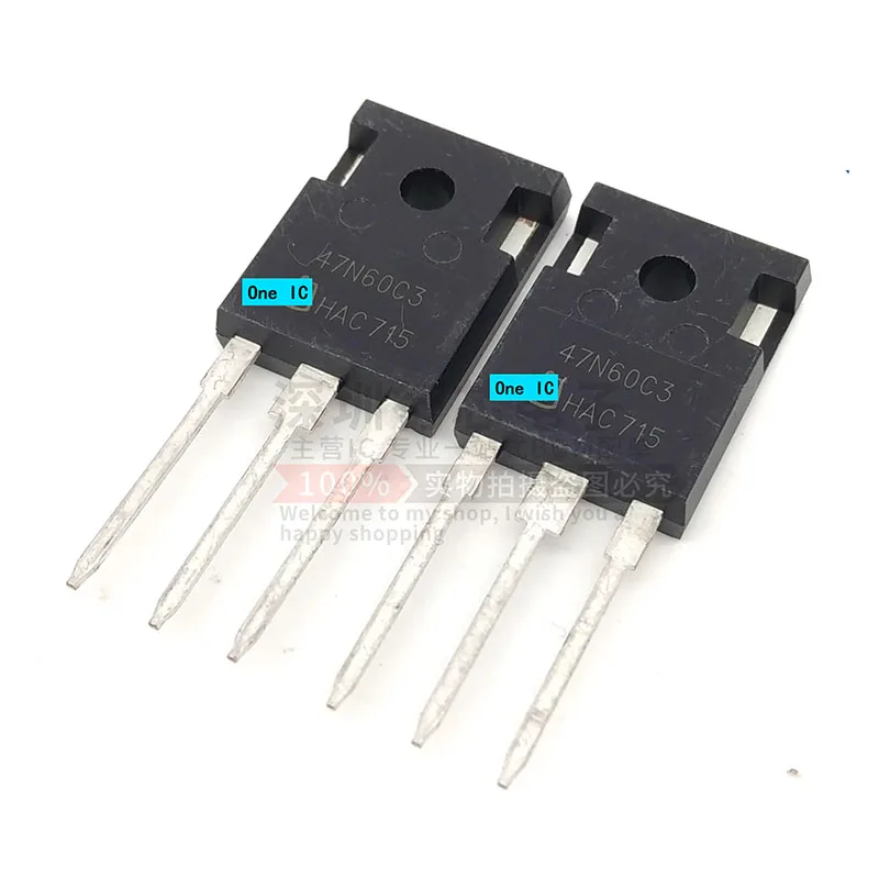 

2pcs Original SPW47N60C3 47N60C3 TO-247 Brand New Genuine Ic