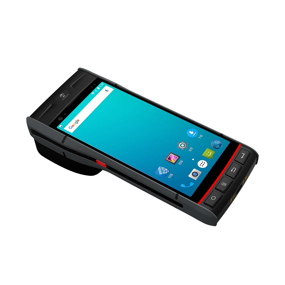 Фото Blovedream S60 Новейший прочный КПК Android 9,0 Компьютерный мобильный терминал Ручной мини-термопринтер №5