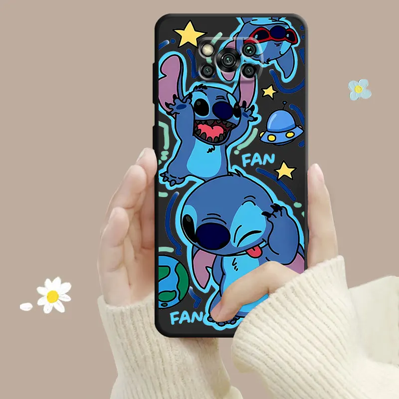 Чехол с изображением героев Диснея Микки Минни Стича ангела для Xiaomi Poco X3 NFC F5 Mi 11T