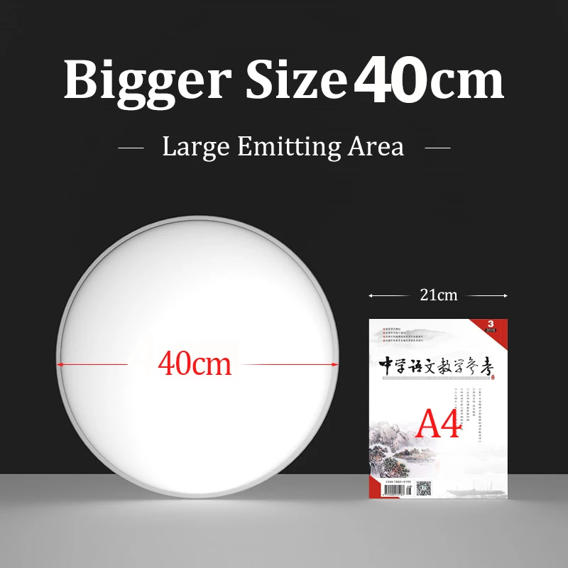 $16.90 Modern Ceiling Lamp 220V Led Ceiling Lights 18/30/40/50W Ultra Thin Panel Lighting Fixture for Living Room Bedroom Kitchen Hall