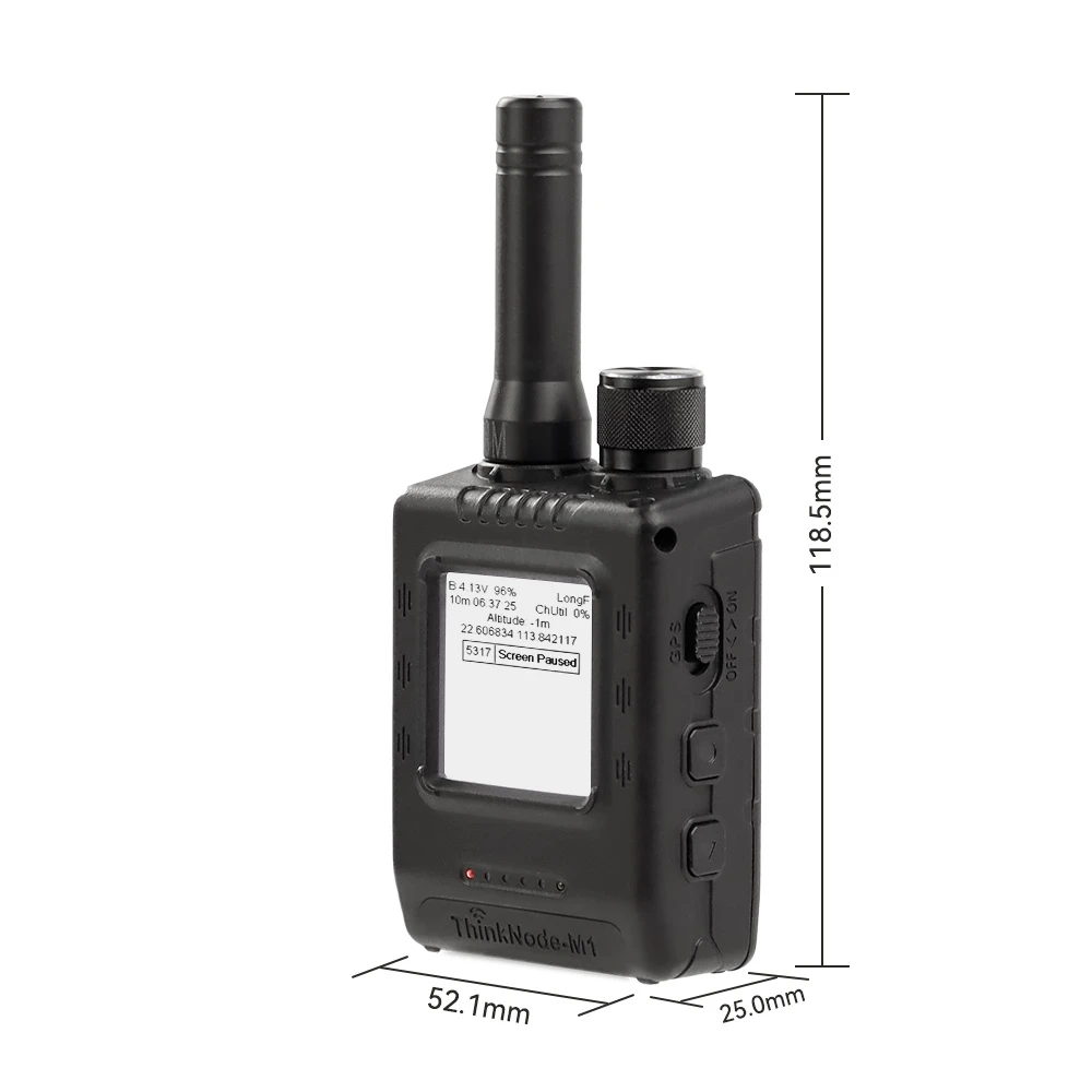 Фото Металастичный трансивер Elecrow ThinkNode-M1 LoRa nRF52840 Экран EPD 1,54 дюйма Функция GPS в реальном времени Корпус опционально-868 МГц №3