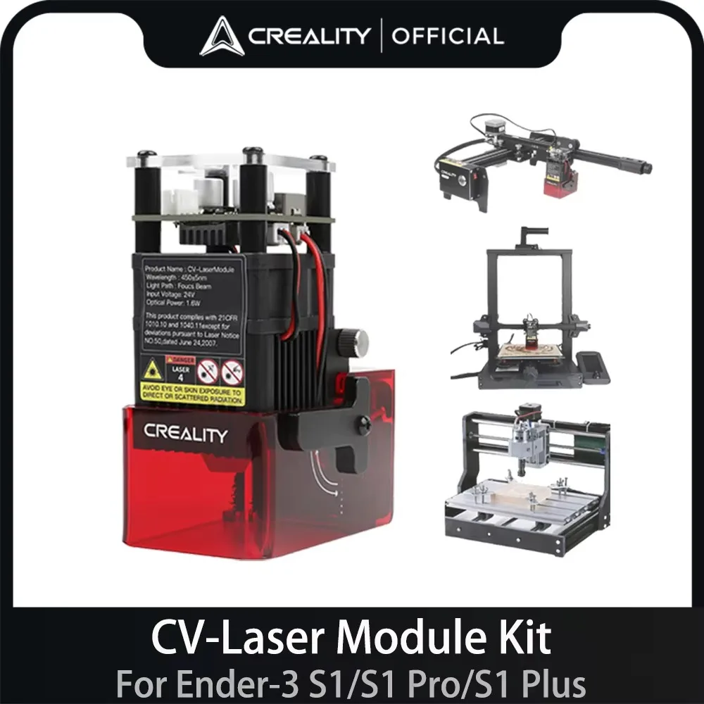 Оригинальный CV-лазерный модуль Creality 24 В 5 Вт и 1 6 гравировальный лазерный для Ender-3