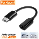 Аудиоадаптер для наушников с разъемом Type-C на 3,5, кабель Aux для Xiaomi Mi 10, Redmi K40, аудиоконвертер для наушников с USB C на 3,5 для huawei