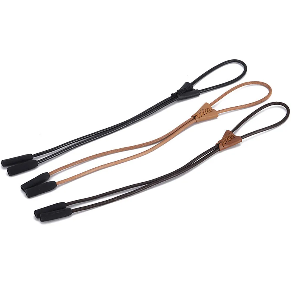 

Handmade Rope Mask Chain Glasses Chain For Women Lanyard PU Leather Hanging Neck Eyeglasses Hold Straps Cords Wholesale