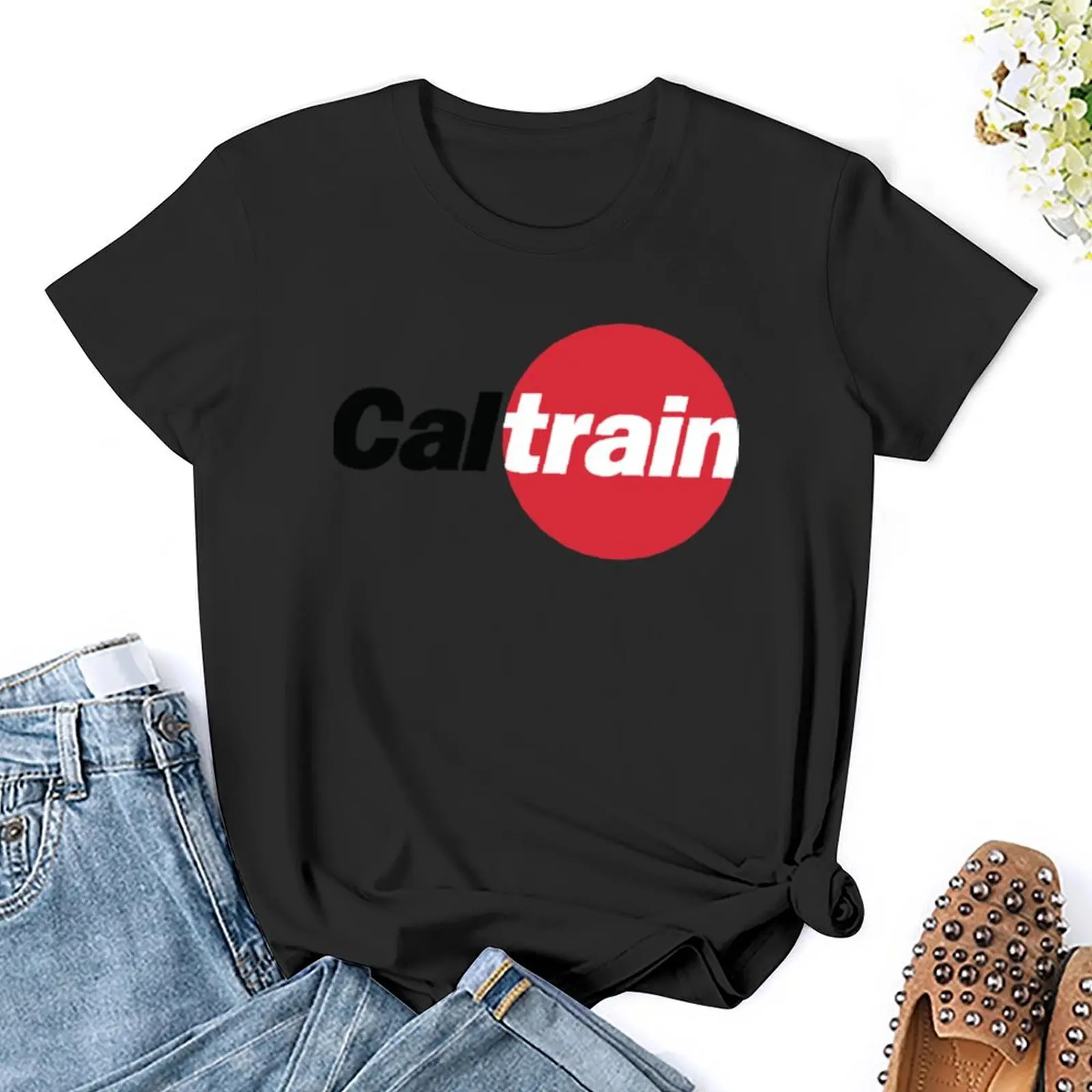 Футболка Caltrain великолепные милые топы футболки в стиле рок-н-ролл для женщин