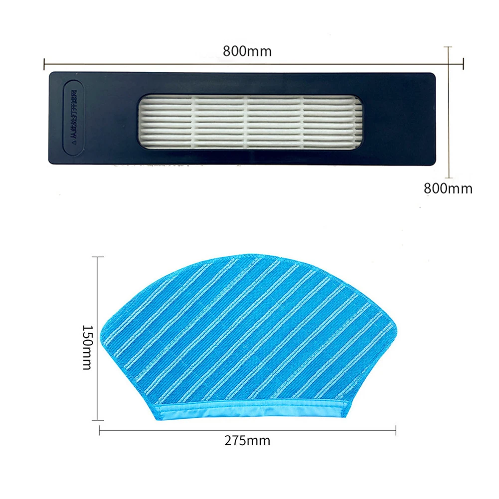Боковые щетки тряпки для швабры детали чистки робота-пылесоса легко удаляемые